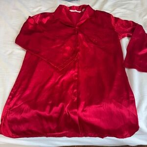 Victoria’s Secret silk button down pajamas